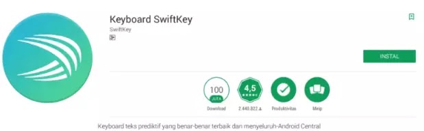 Aplikasi keyboard swiftkey Keyboard swiftkey