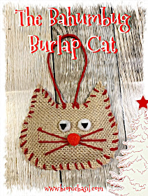 Crafting with Cats Catmas Special - Part 2 ©BionicBasil® Grumpy Burlap Cat Tree Decoration