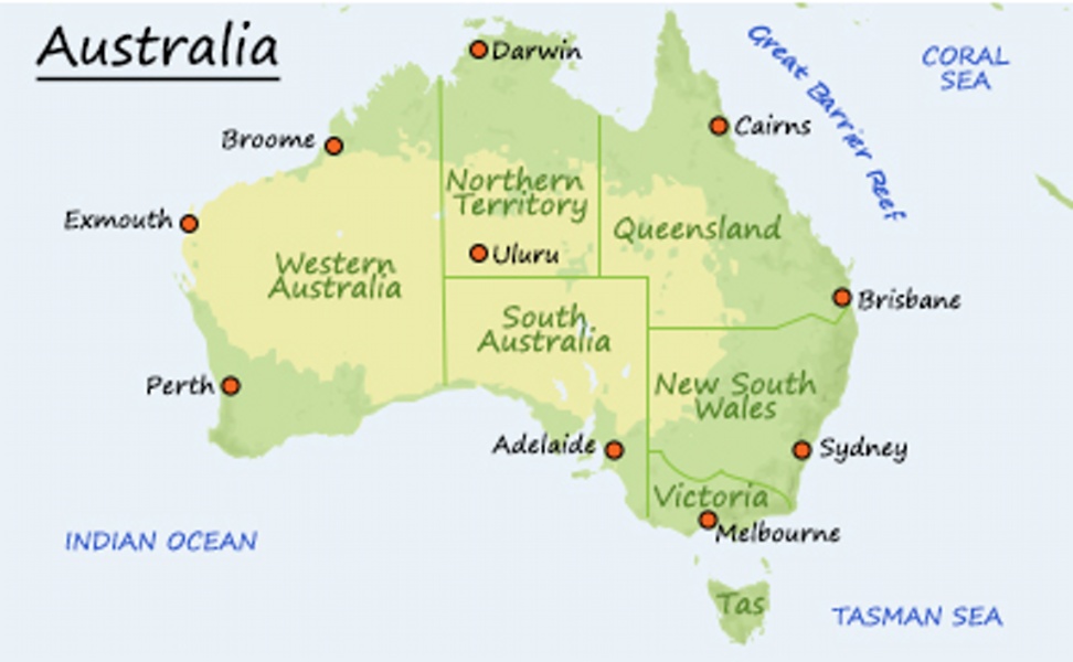 10 NegaraNegara di Benua Australia dan Oceania serta