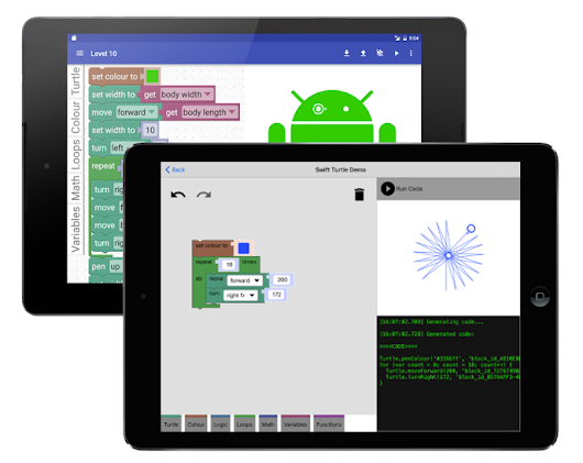 Presentazione di Blockly 1.0 per Android e iOS
