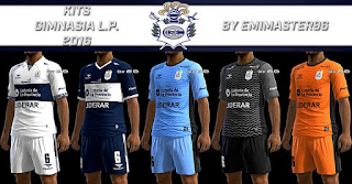 Kits Club de Gimnasia y Esgrima La Plata 2016-2017 Pes 2013