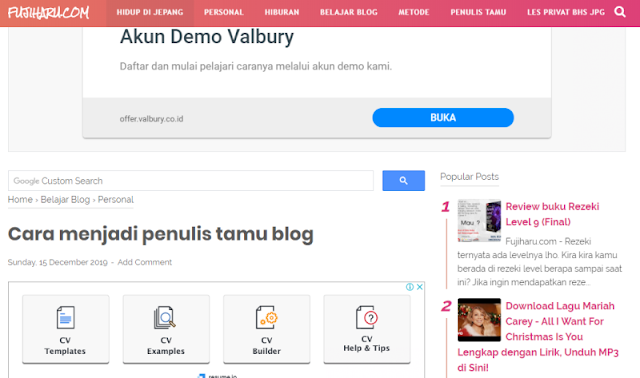 VioMagz Template Mas Sugeng telah rilis update terbaru