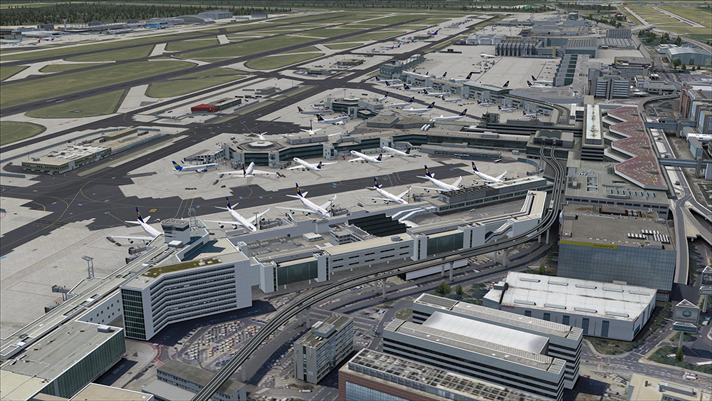 Download Scenery Aerosoft Mega Airport Frankfurt (EDDF) For FSX free ...
