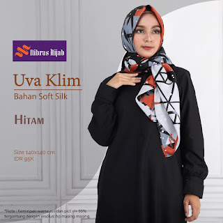 Koleksi terbaru Kerudung Segi empat Uva Klim by Nibras Hijab