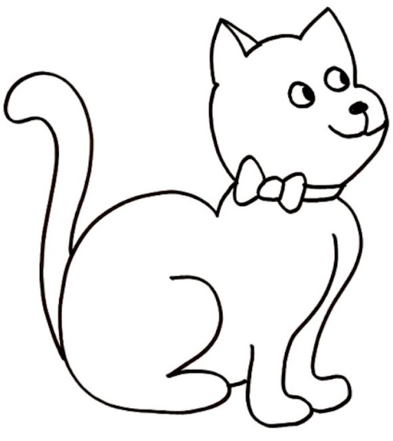 gatto Disegno  da Colorare e Stampare