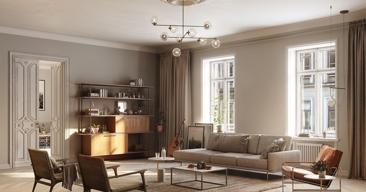 Muebles y Decoración : Muebles Finos Para una Sala de Estar Elegante y