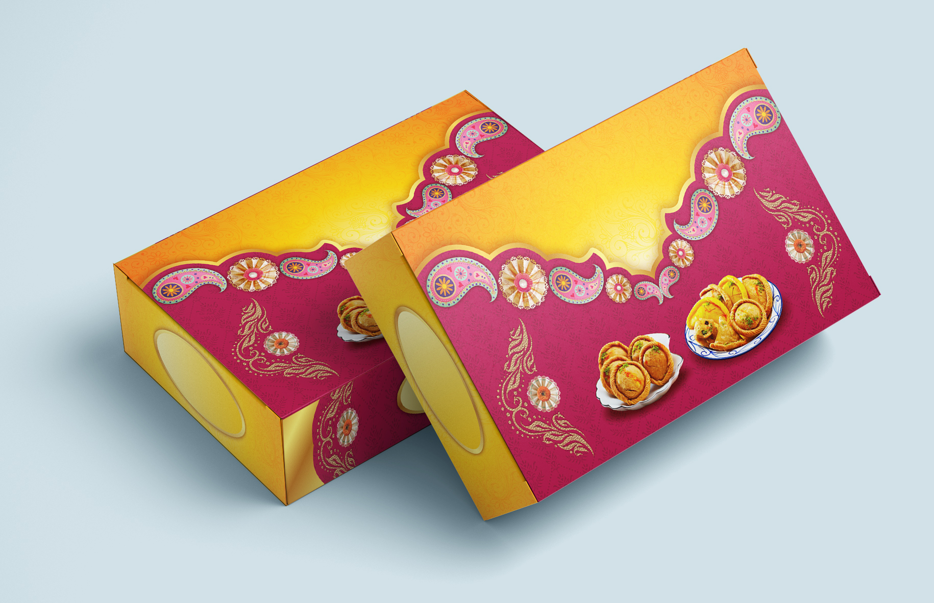 World of Sweet Box packaging designs and devotion for packaging concept