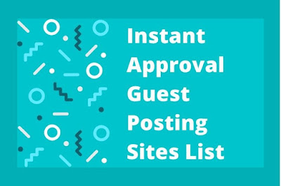 instant approval guest posting sites