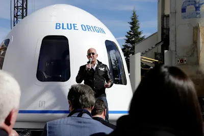 Blue Origin एक हाई-प्रोफाइल स्पेस टूरिज्म कंपनी Blue Origin एक हाई-प्रोफाइल स्पेस टूरिज्म कंपनी