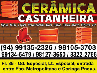 EM MARABÁ/PA -- CERÂMICA CASTANHEIRA - QUALIODADE E COMPROMISSO