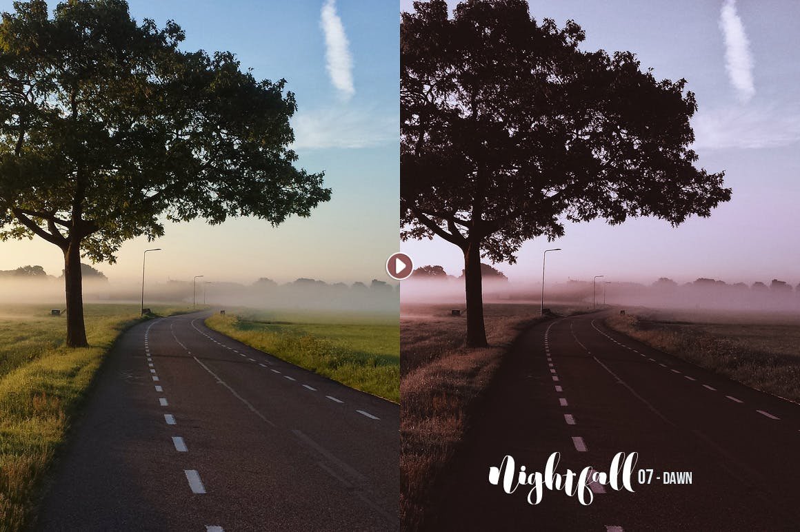 Preset Lightroom Desktop - Nightfall Dark Lightroom Presets (LR)