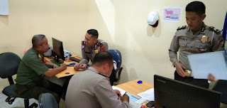Sat Lantas Polres Takalar Berikan Perpanjangan SIM Gratis untuk Anggota TNI