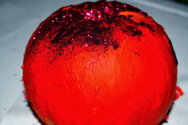 Painted pumpkin Princess painted pumpkin