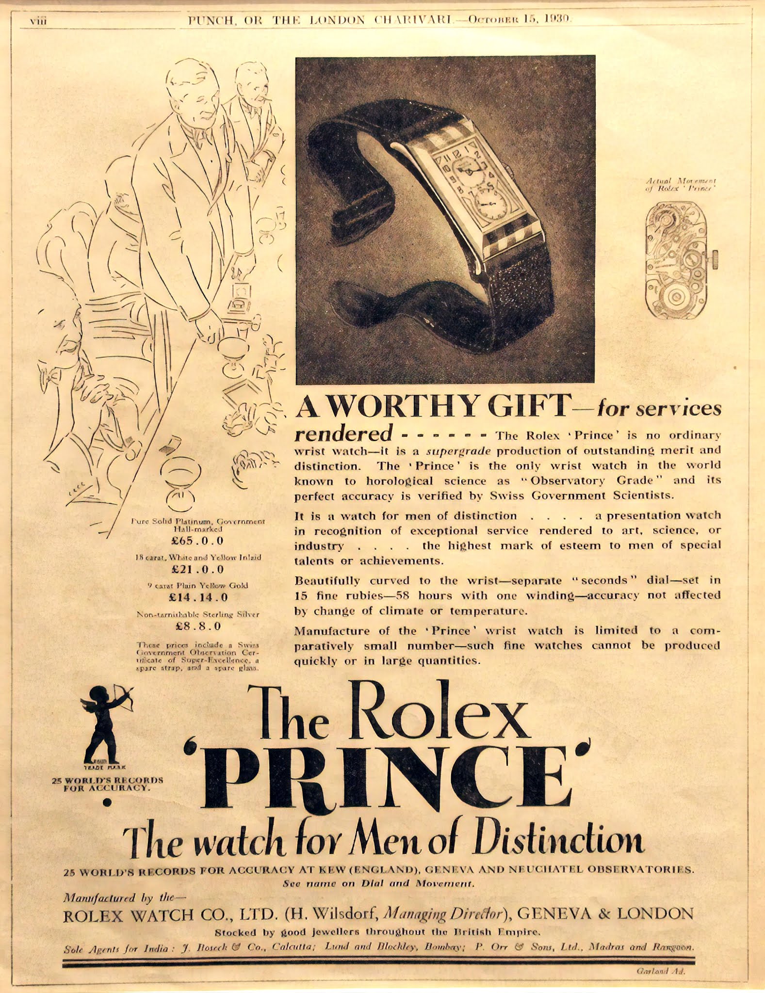 1932 VERY RARE Louis Vuitton Art Deco French Advertisement - Ruby Lane