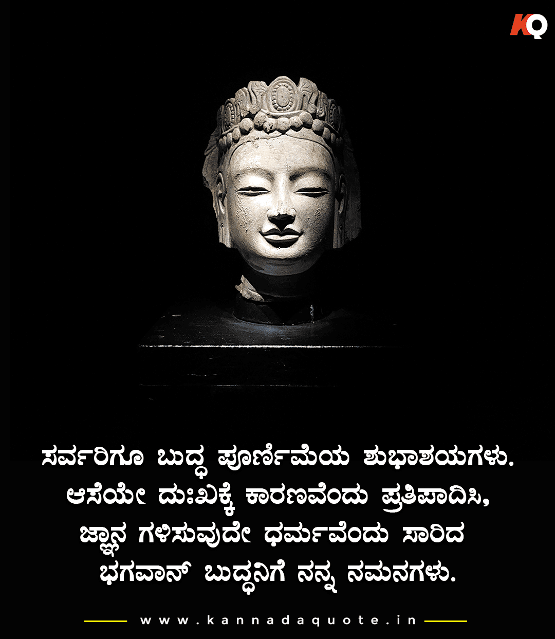 essay about buddha in kannada