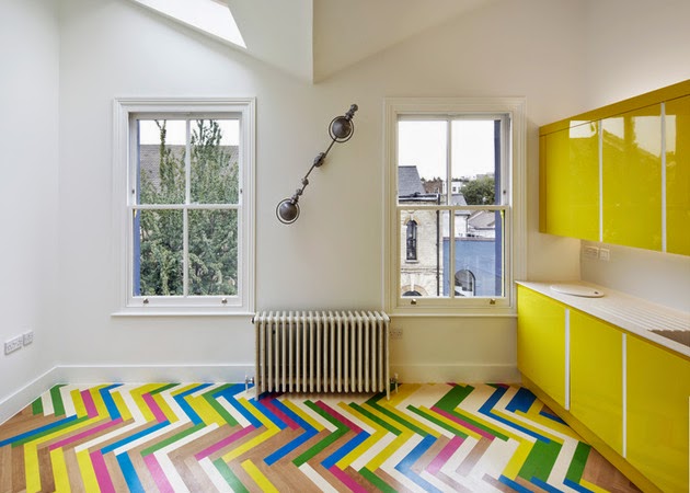 Penggunaan Warna Cerah Untuk Aksen Interior Rumah Rancangan