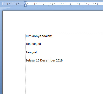 Cara Agar Mail Merge Tanggal Dan Angka Desimal Tidak Berubah Sesuai Data Excel Panduan Ms Office
