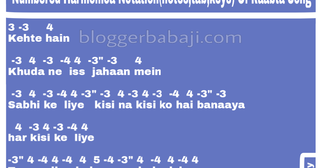 Raabta full song piano notes