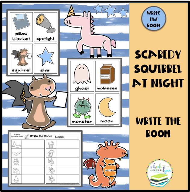 SCAREDY SQUIRREL AT NIGHT WRITE THE ROOM Book Units by Lynn
