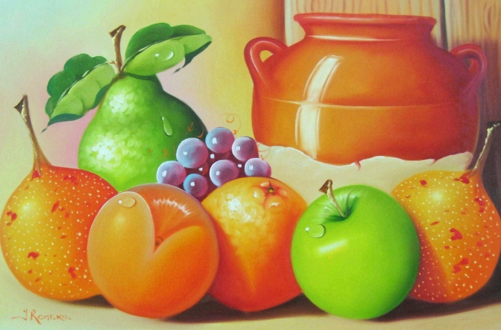 El arte es su máxima expresión : Cuadros al Óleo Para Cocina