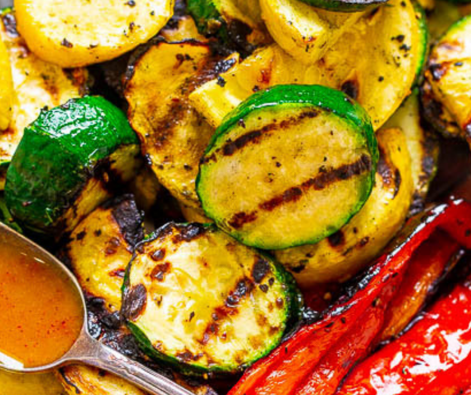 Grilled Vegetables With Smoky Honey Mustard Dipping Sauce Nabila Kitchen