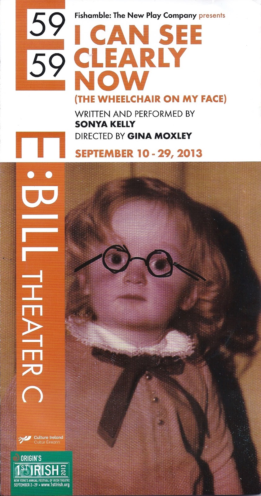 THEATRE'S LEITER SIDE 96. Review of I CAN SEE CLEARLY NOW (THE