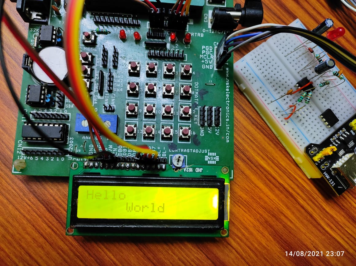 Simple Embedded Solutions Interfacing of PIC16F877A with LCD in 4 bit mode