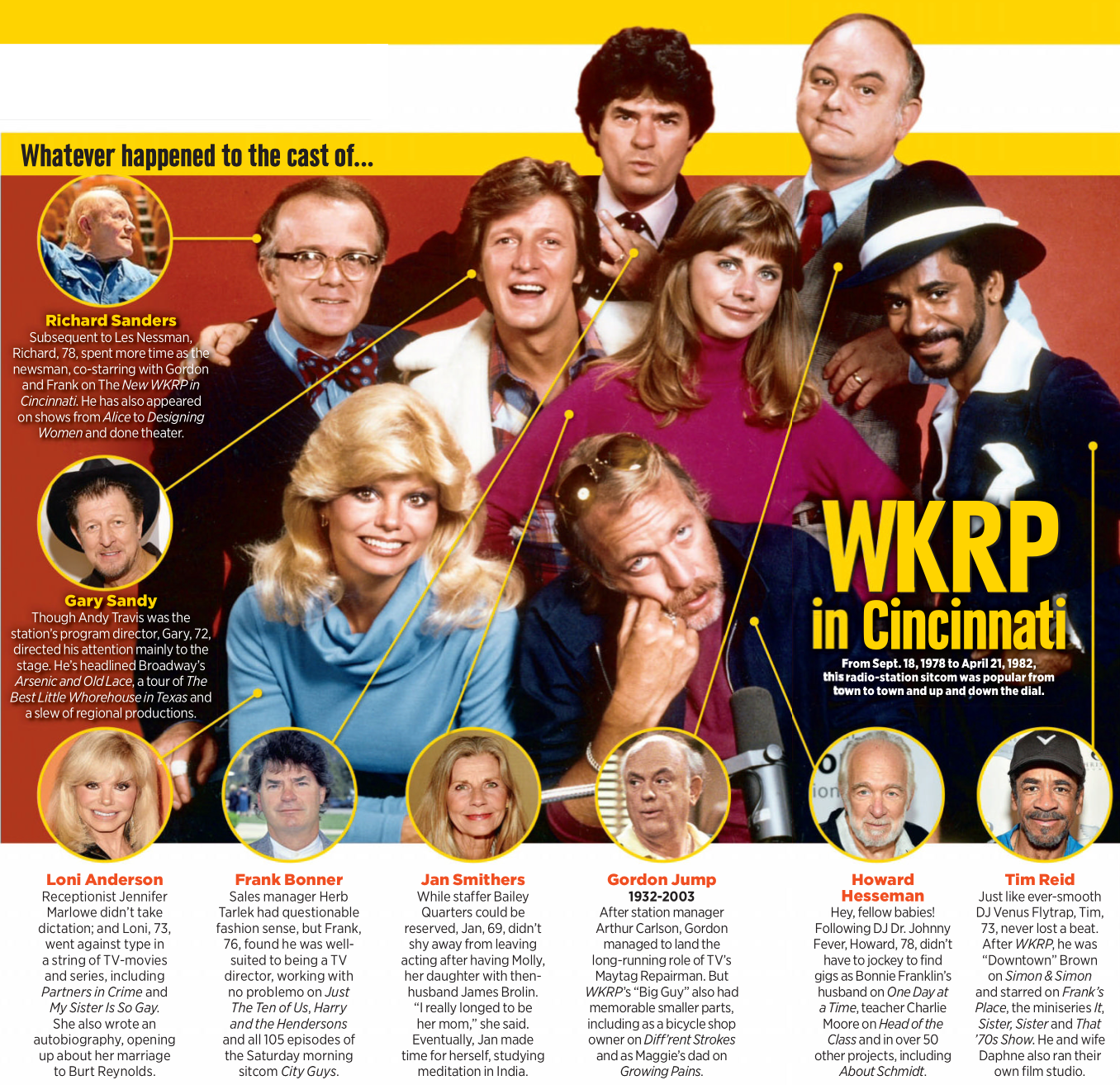 8X10 Publicity Photo bucraft WKRP in Cincinnati CAST CBS Television Program...