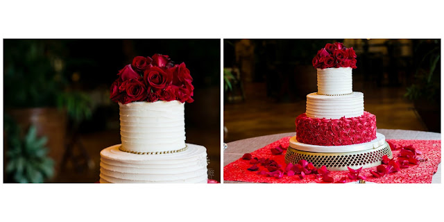 Plum Tree Studios _ Red and White Wedding Cake _ Agave Estates _ Houston Weddings_Katy Weddings
