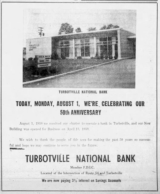 Valley Girl Views The Turbotville National Bank