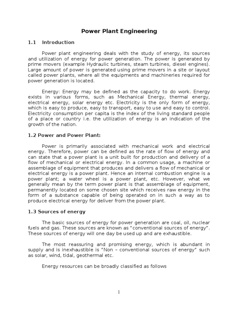 power plant engineering pdf Scribd india