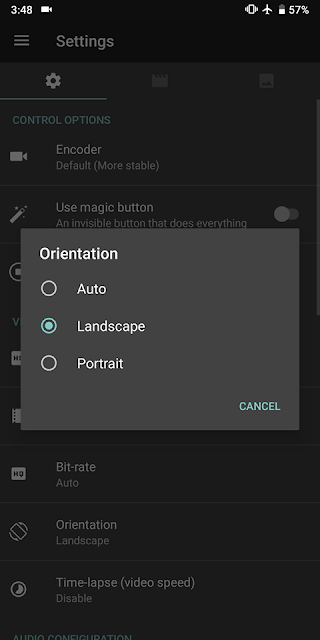 Setting AZ Screen Recorder Setting AZ Screen Recorder