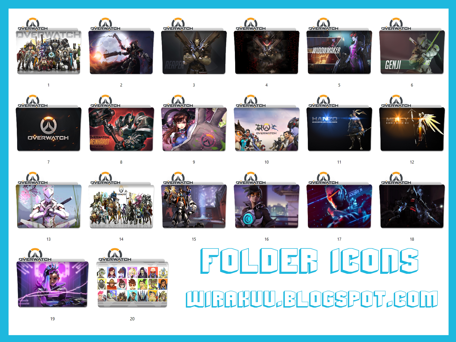 Download 20 Folder Icons Game Overwatch Windows 7 8 10 Wirakuu HD Wallpaper 20 Folder Icons Game Overwatch Windows 7 8 10 Wirakuu For iPhone