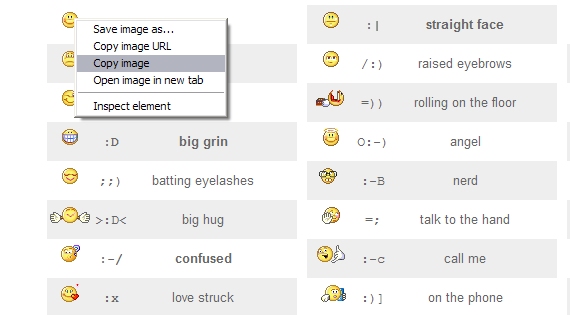 Use Yahoo! emoticons for Tumblr