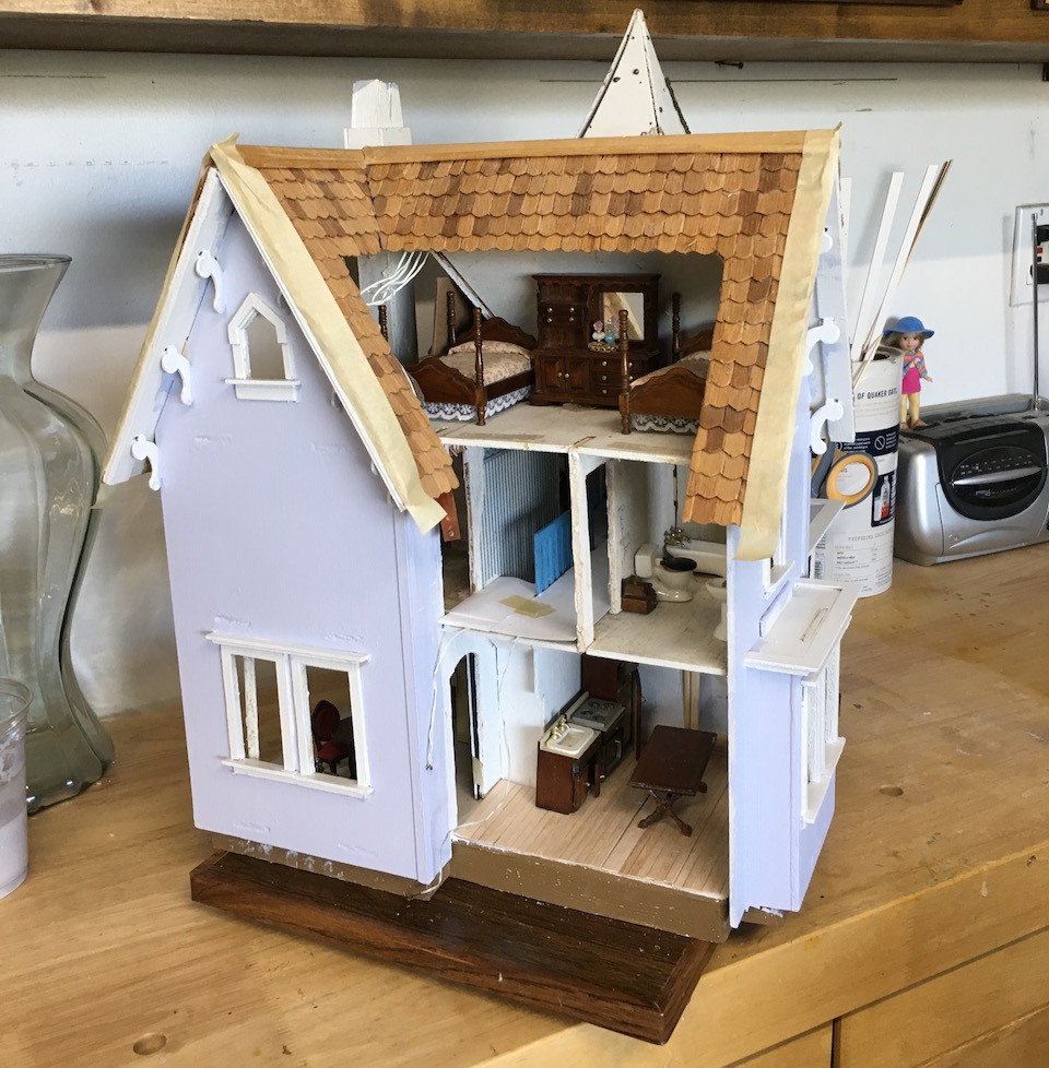 Inspirational elegant dollhouse renovation and styling ideas with Dreamy  Kidz Craft Works Victorian Dollhouses
