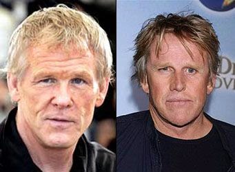 X-Goiaba: Separados no nascimento - Nick Nolte X Gary Busey