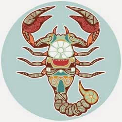 Logo zodiak bintang scorpio