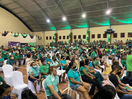 CONVENÇÃO DO MDB HOMOLOGA CHAPA HÉLIO PREFEITO E PRETINHA VICE EM GUAMARÉ