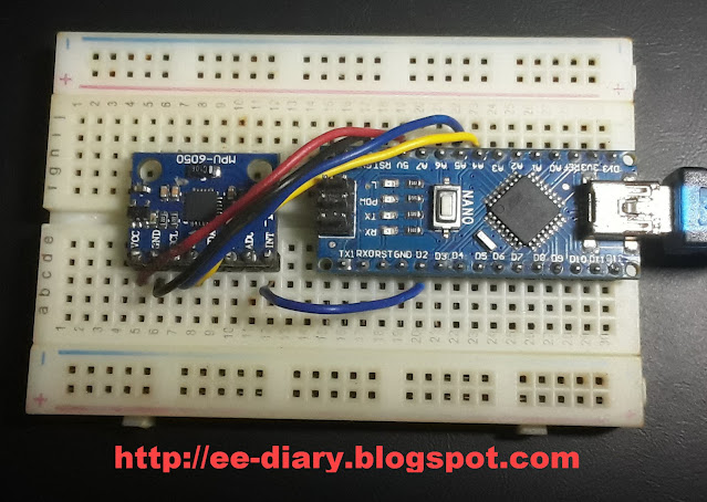 How to read MPU-6050 using Arduino? | ee-diary