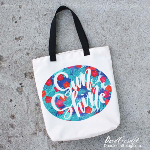 How to use Cricut Infusible Ink Transfers on Tote Bag DIY