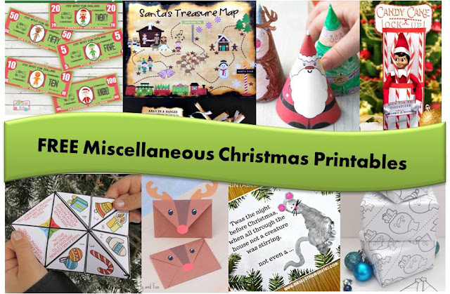 FREE Christmas Printables - pretend money, santa map, puppets, elf on the shelf mischief, envelopes, crafts, wrapping paper, advent countdowns, and more FREE Christmas Printables - pretend money, santa map, puppets, elf on the shelf mischief, envelopes, crafts, wrapping paper, advent countdowns, and more
