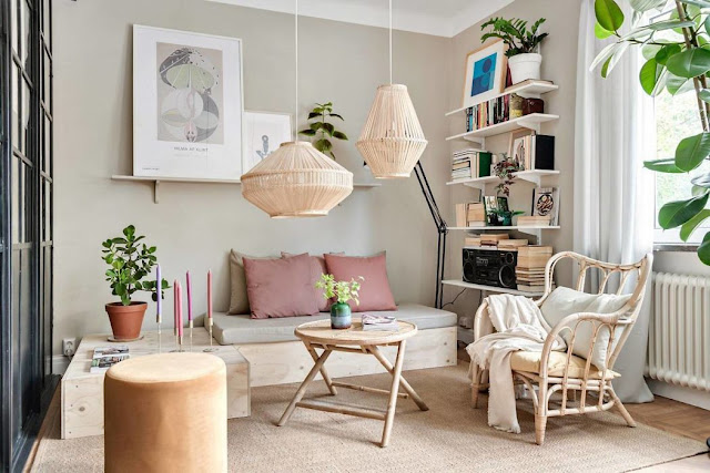 Nordic apartment in a soft and soothing chromatic palette