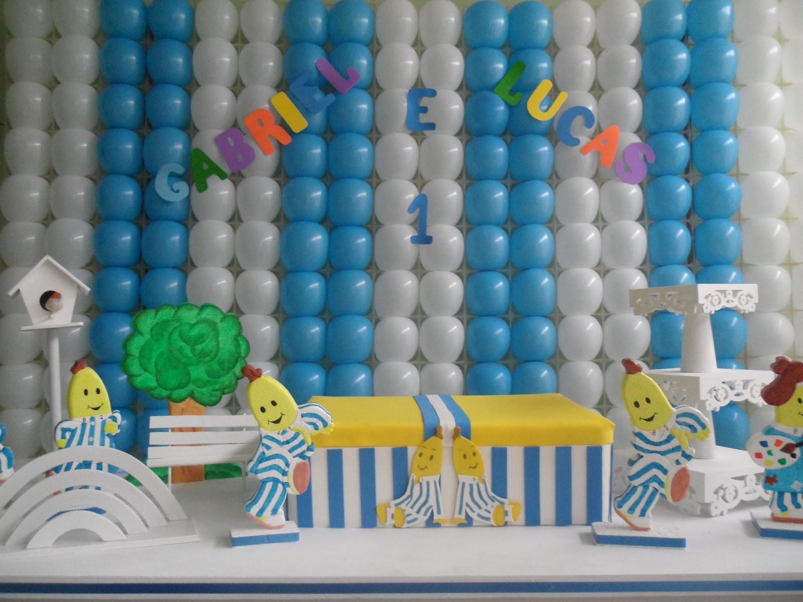 Pipokinha Festas Decoração Infantil Bananas de Pijamas