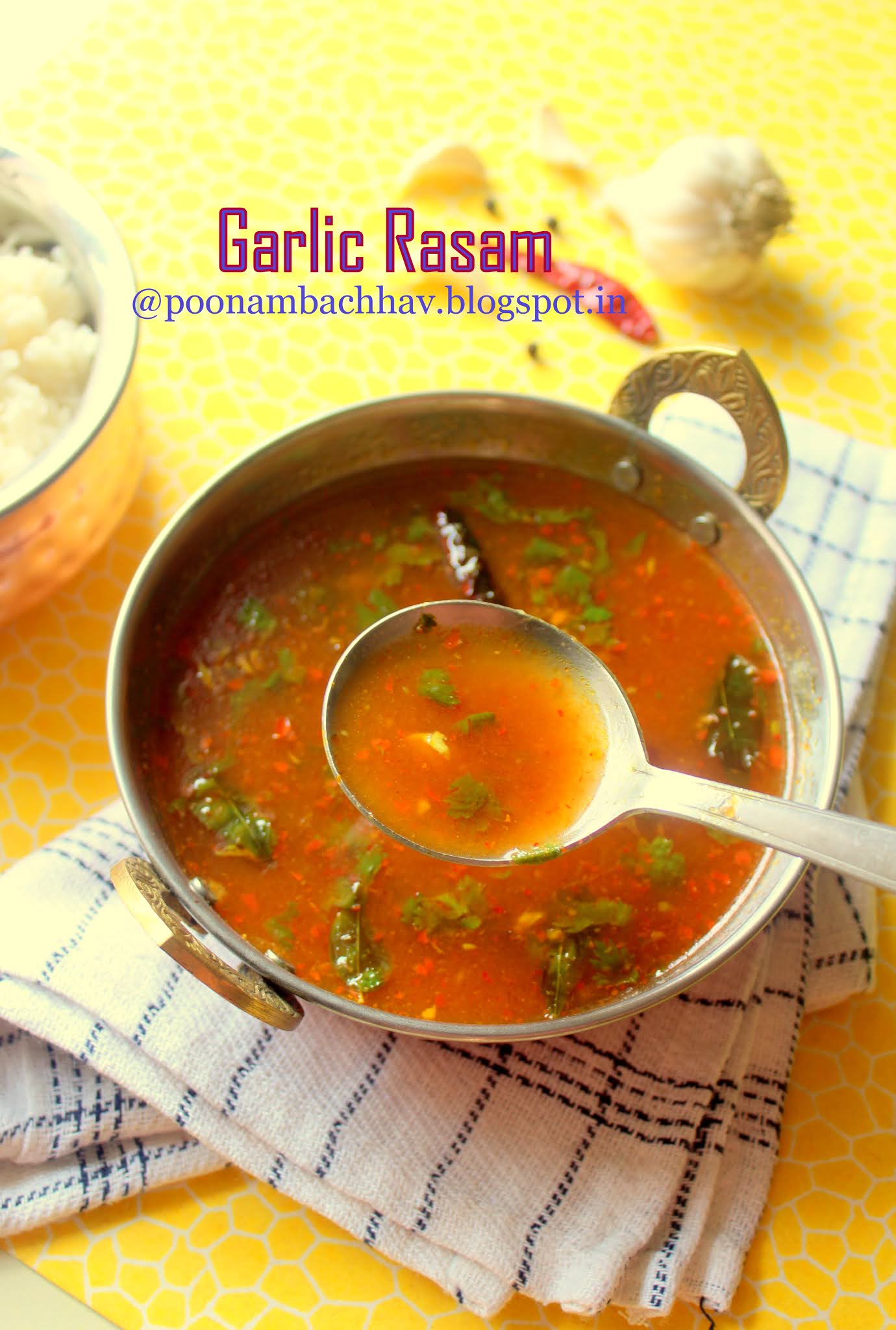 Annapurna: Garlic Rasam/Poondu Rasam