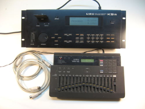 MATRIXSYNTH: Kawai K5M additive synth with MM-16 Fader controller