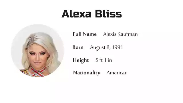 Alexa Bliss Biography History Net Worth And More