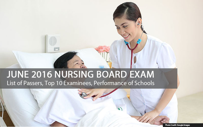 List of Passers June 2016 Nursing NLE Board Exam Results