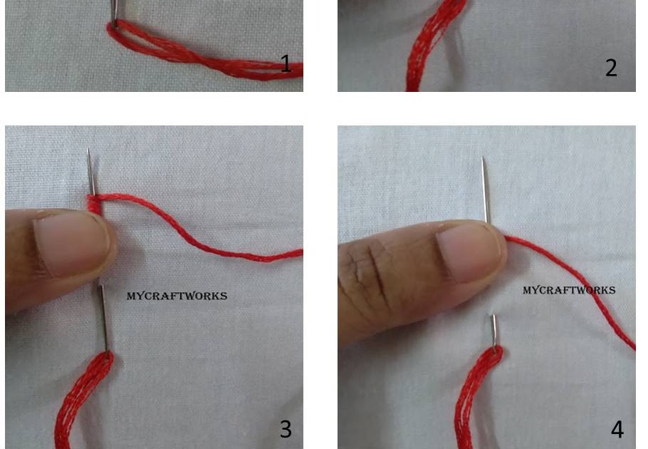 MY CRAFT WORKS Bullion Knot Stitch Tutorial