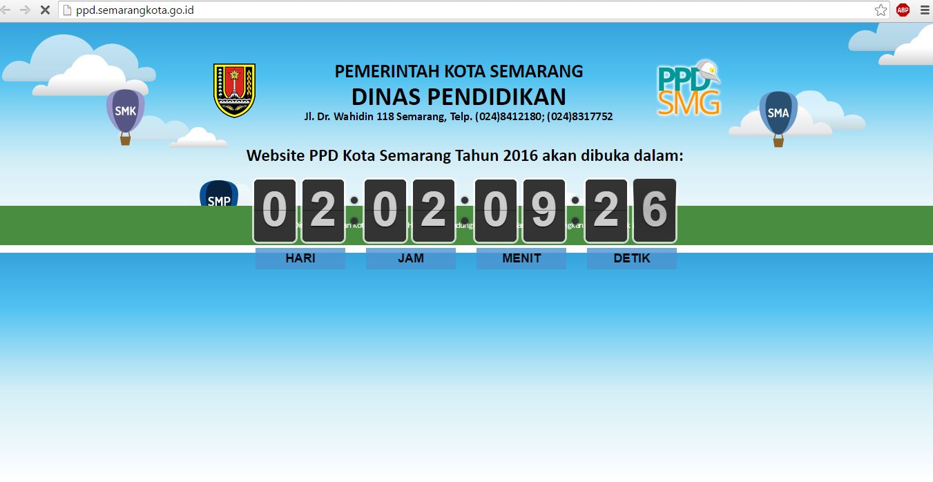 Piagam Penghargaan Masuk Poin PPD Kota Semarang 2016/2017