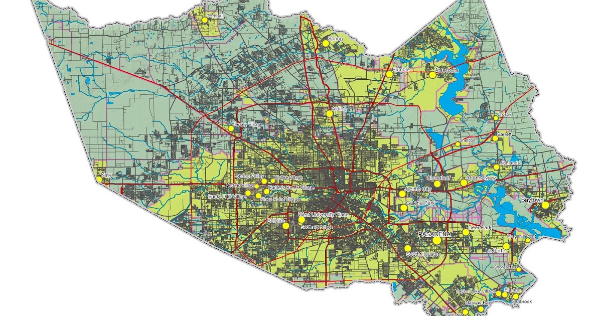 Online Maps: Harris County Map